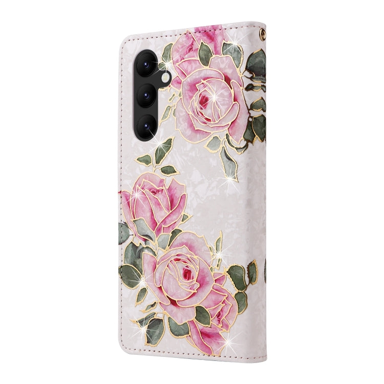 For Galaxy A24 5G Bronzing Painting RFID Leather Phone Case