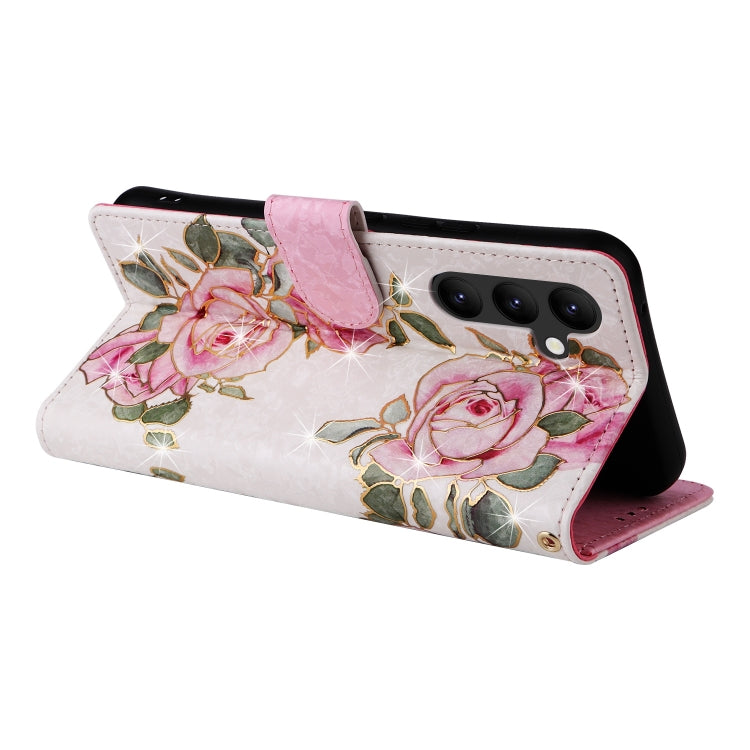 For Galaxy A24 5G Bronzing Painting RFID Leather Phone Case