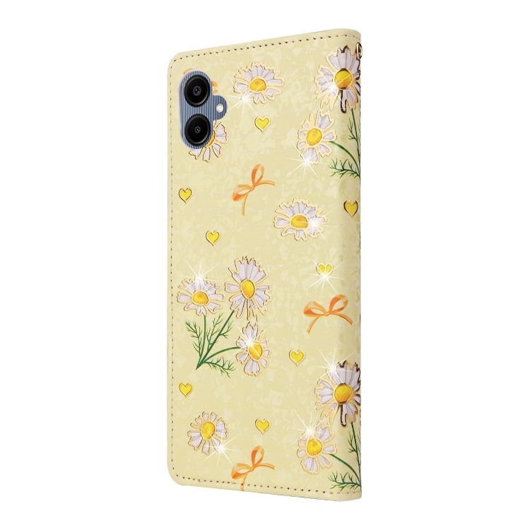 For Galaxy A06 4G Bronzing Painting RFID Leather Phone Case
