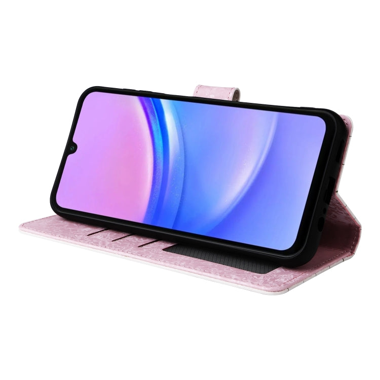 For Galaxy A16 5G Bronzing Painting RFID Leather Phone Case