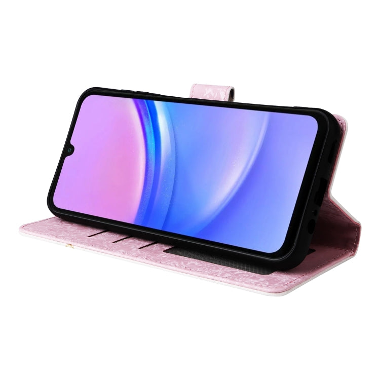 For Galaxy A16 5G Bronzing Painting RFID Leather Phone Case