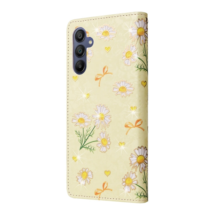 For Galaxy A16 5G Bronzing Painting RFID Leather Phone Case