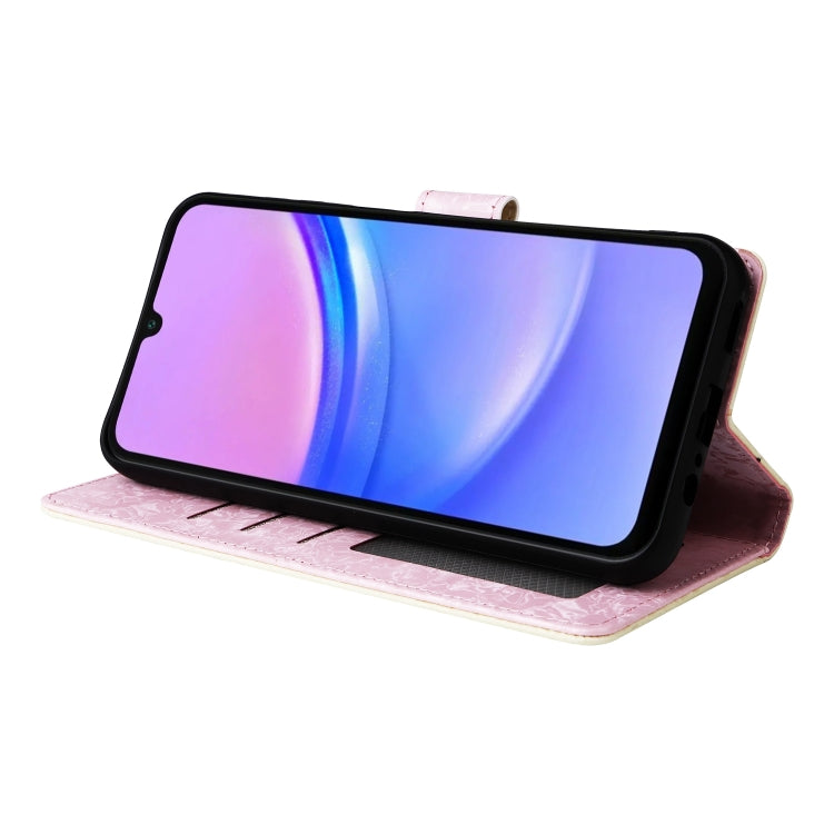 For Galaxy A16 5G Bronzing Painting RFID Leather Phone Case