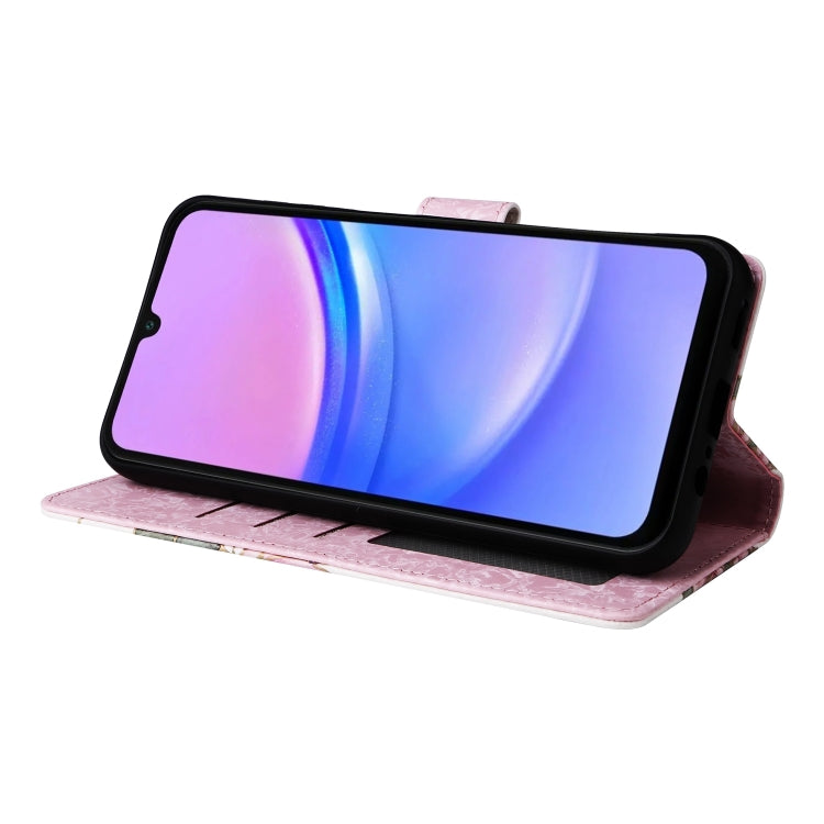 For Galaxy A16 5G Bronzing Painting RFID Leather Phone Case
