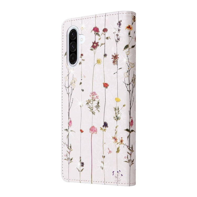 For Galaxy A26 5G Bronzing Painting RFID Leather Phone Case