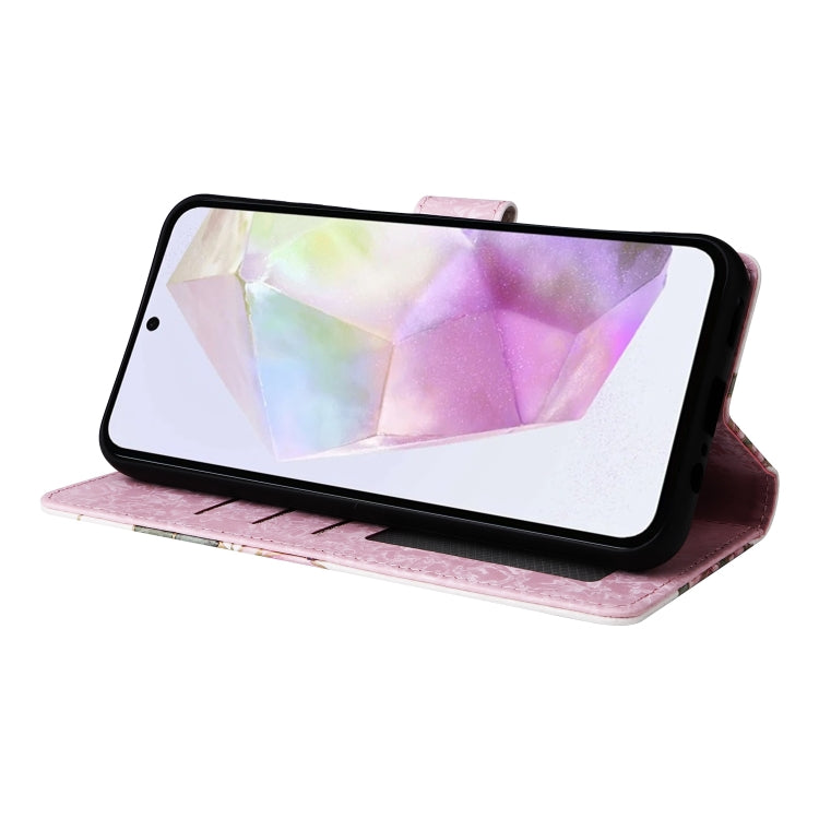 For Galaxy A26 5G Bronzing Painting RFID Leather Phone Case