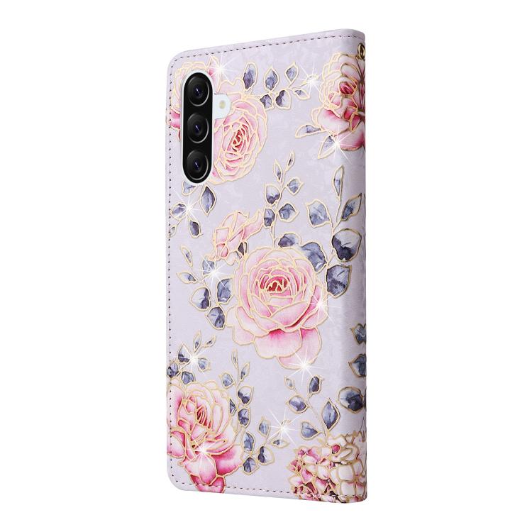 ForGalaxy A36 / A37 5G Bronzing Painting RFID Leather Phone Case