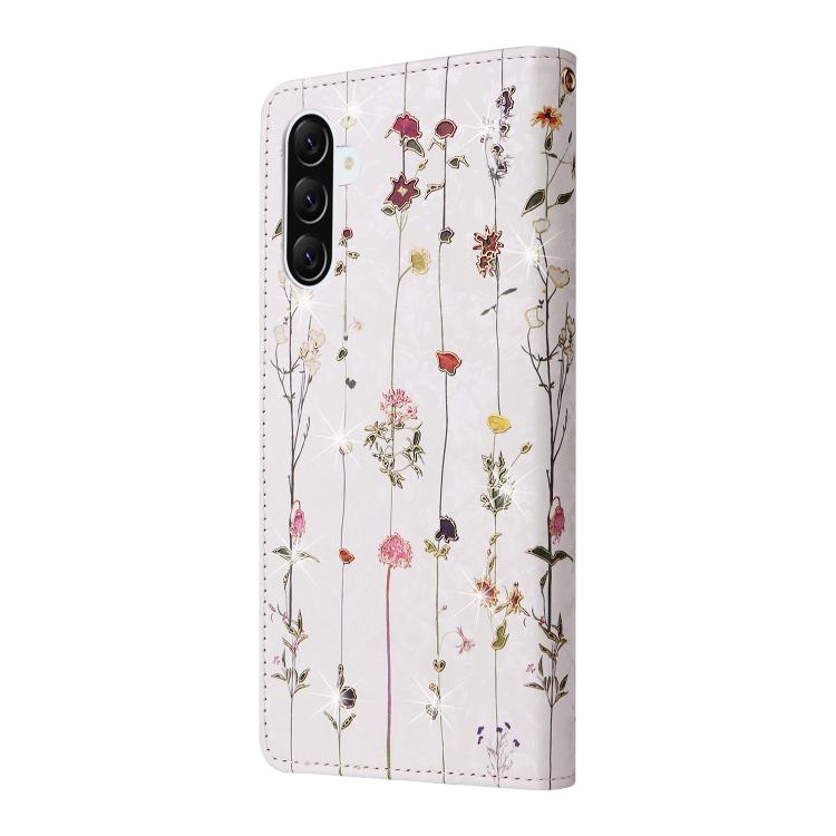 ForGalaxy A36 / A37 5G Bronzing Painting RFID Leather Phone Case