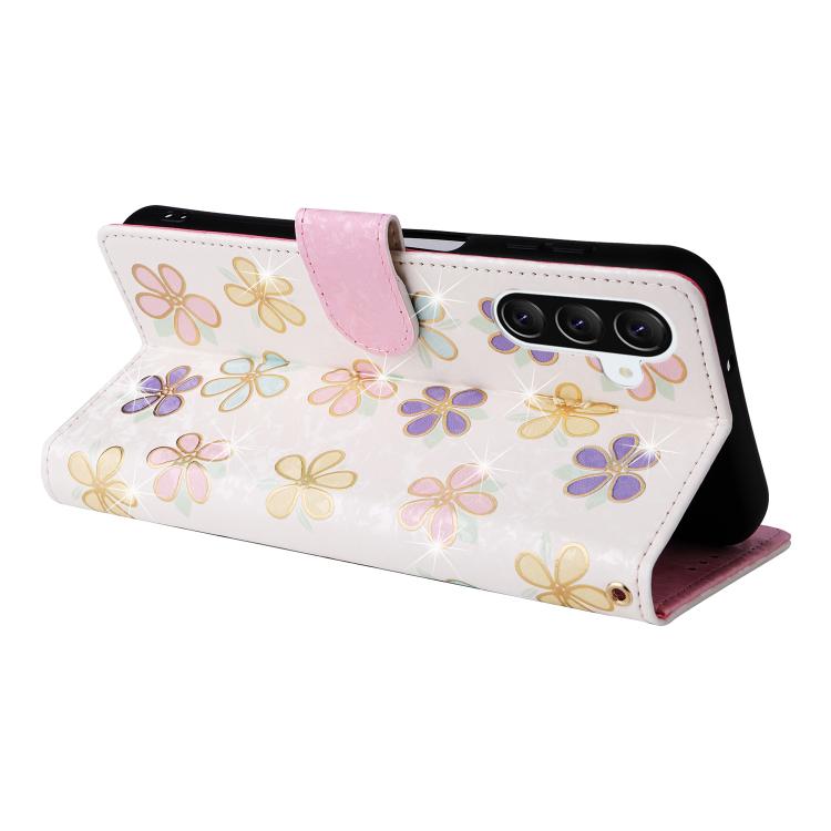 ForGalaxy A36 / A37 5G Bronzing Painting RFID Leather Phone Case