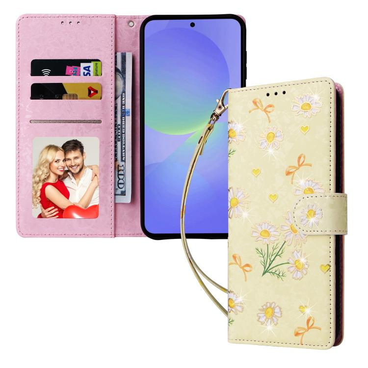 ForGalaxy A36 / A37 5G Bronzing Painting RFID Leather Phone Case