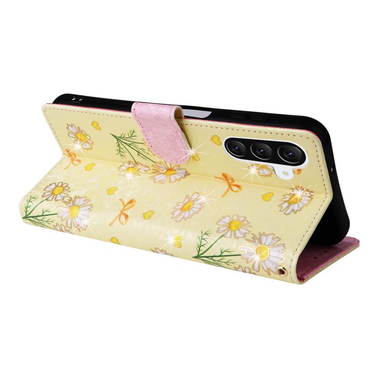 ForGalaxy A36 / A37 5G Bronzing Painting RFID Leather Phone Case