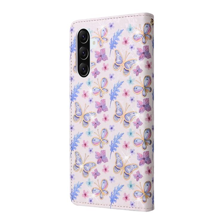 ForGalaxy A36 / A37 5G Bronzing Painting RFID Leather Phone Case