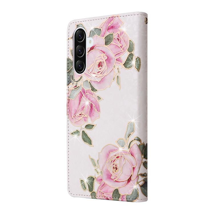 ForGalaxy A36 / A37 5G Bronzing Painting RFID Leather Phone Case