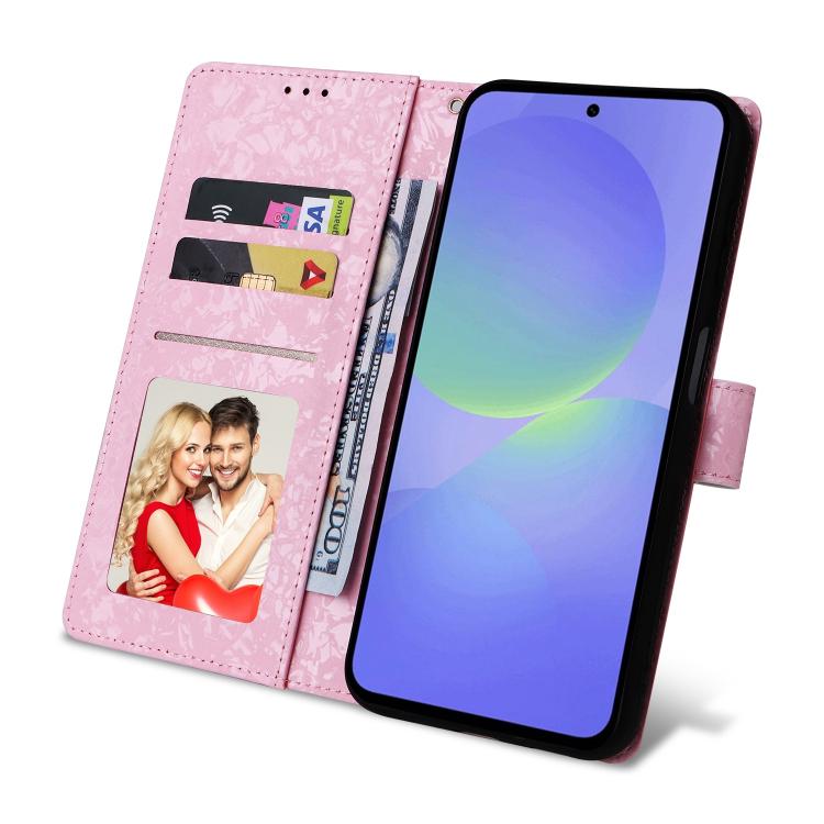 ForGalaxy A36 / A37 5G Bronzing Painting RFID Leather Phone Case