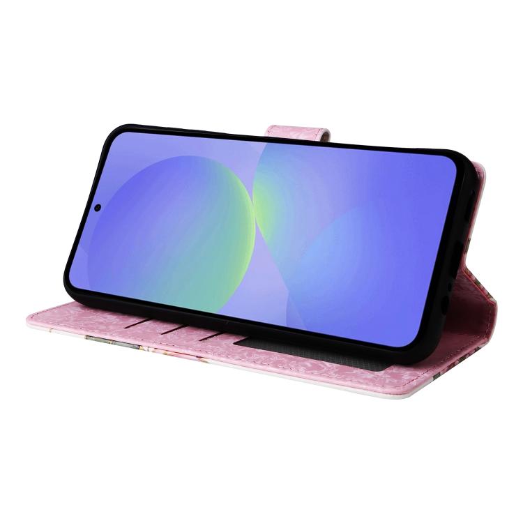 ForGalaxy A36 / A37 5G Bronzing Painting RFID Leather Phone Case
