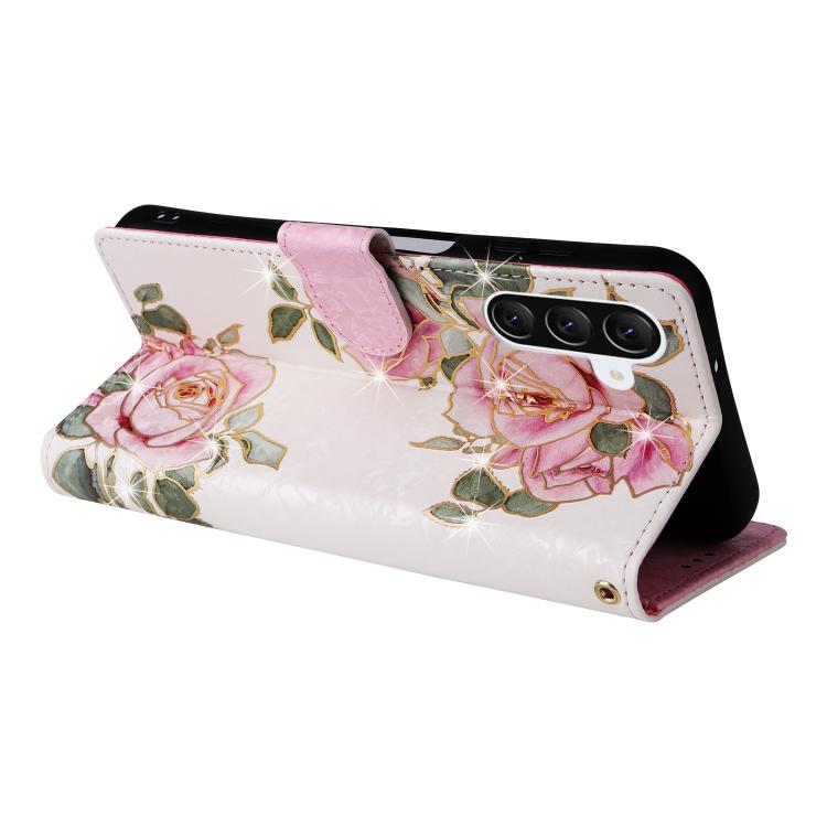 ForGalaxy A36 / A37 5G Bronzing Painting RFID Leather Phone Case