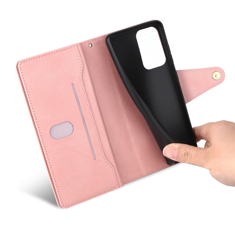 For Redmi Note 12 4G Rivet Buckle 9 Cards Three Fold Leather Phone Case