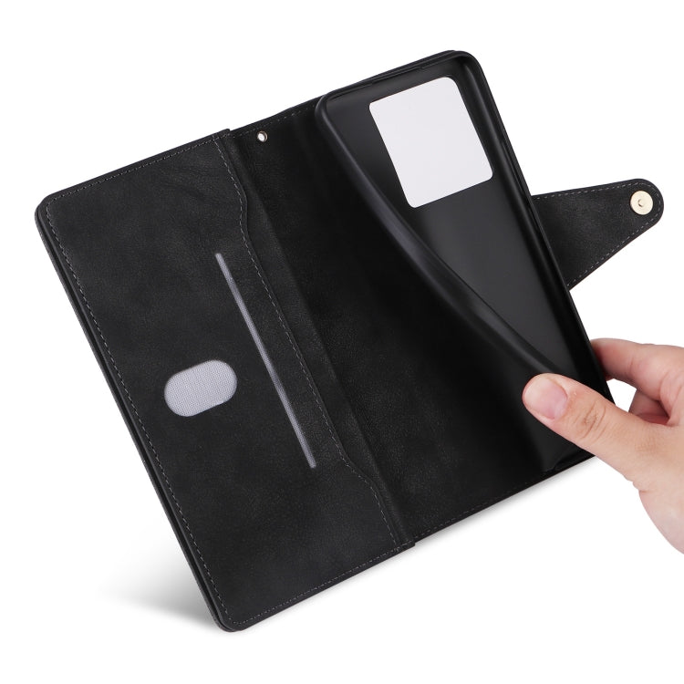 For Xiaomi 14T Pro Global Rivet Buckle 9 Cards Three Fold Leather Phone Case