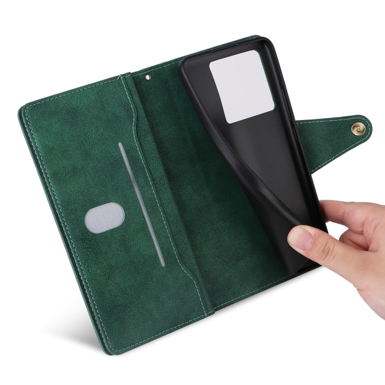 For Xiaomi 14T Pro Global Rivet Buckle 9 Cards Three Fold Leather Phone Case