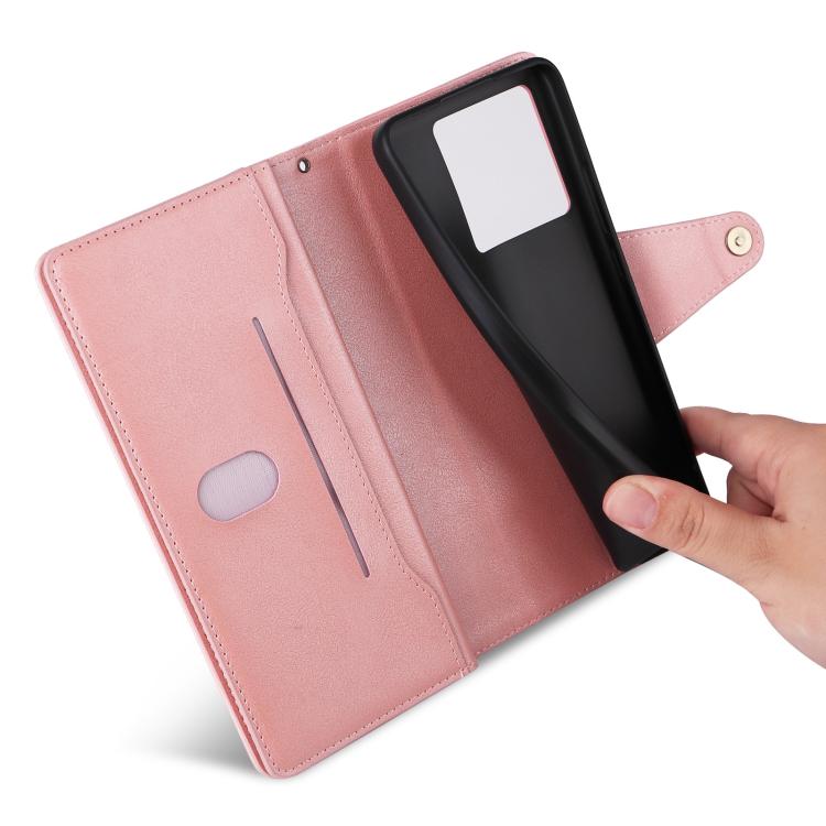 For Xiaomi 14T 5G Global Rivet Buckle 9 Cards Three Fold Leather Phone Case