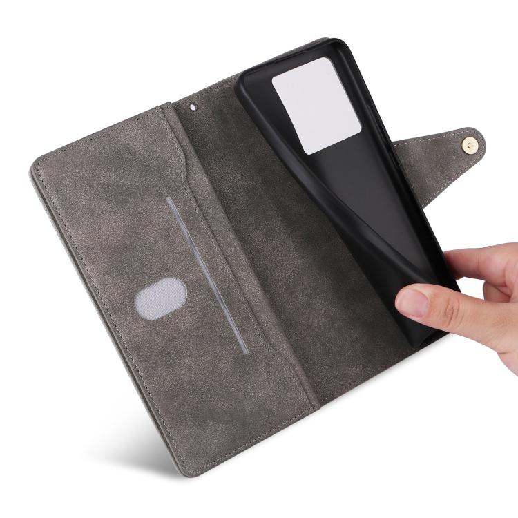 For Xiaomi 14T 5G Global Rivet Buckle 9 Cards Three Fold Leather Phone Case