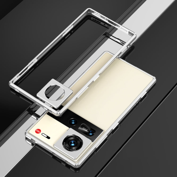 For ZTE nubia Z70 Ultra Aurora Series Lens Protector + Metal Frame Phone Case