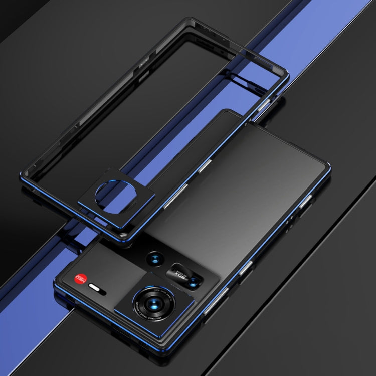 For ZTE nubia Z70 Ultra Aurora Series Lens Protector + Metal Frame Phone Case