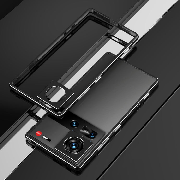 For ZTE nubia Z70 Ultra Aurora Series Lens Protector + Metal Frame Phone Case