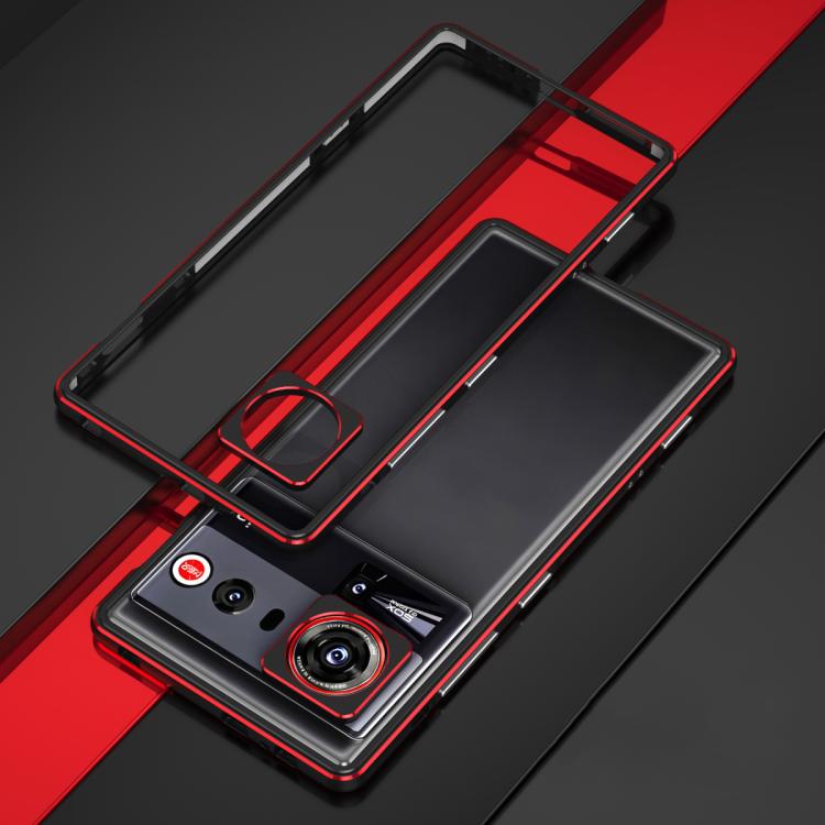 For ZTE nubia Z80 Ultra Aurora Series Lens Protector + Metal Frame Phone Case