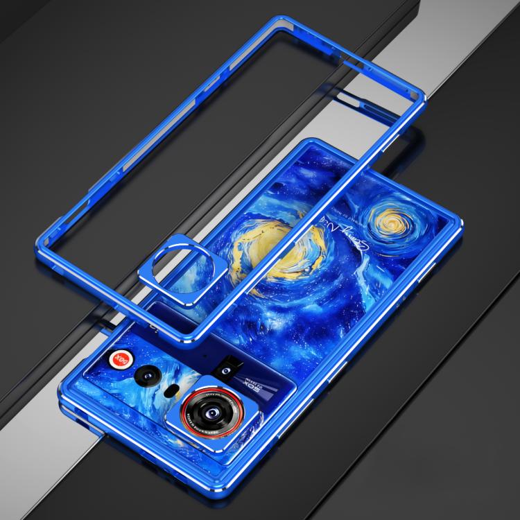 For ZTE nubia Z80 Ultra Aurora Series Lens Protector + Metal Frame Phone Case