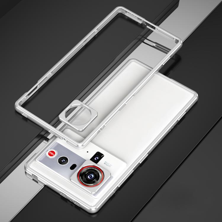 For ZTE nubia Z80 Ultra Aurora Series Lens Protector + Metal Frame Phone Case