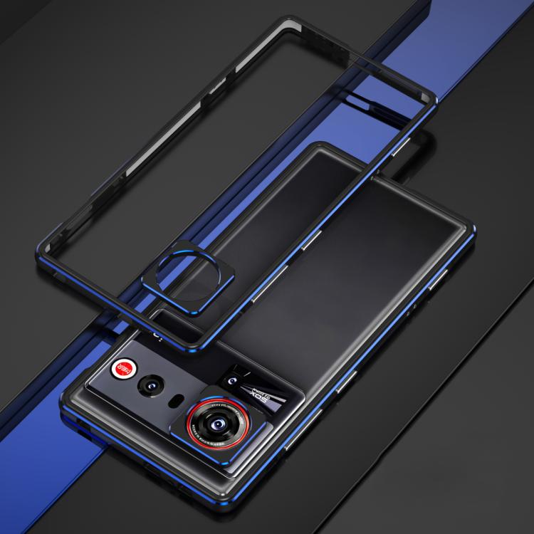 For ZTE nubia Z80 Ultra Aurora Series Lens Protector + Metal Frame Phone Case