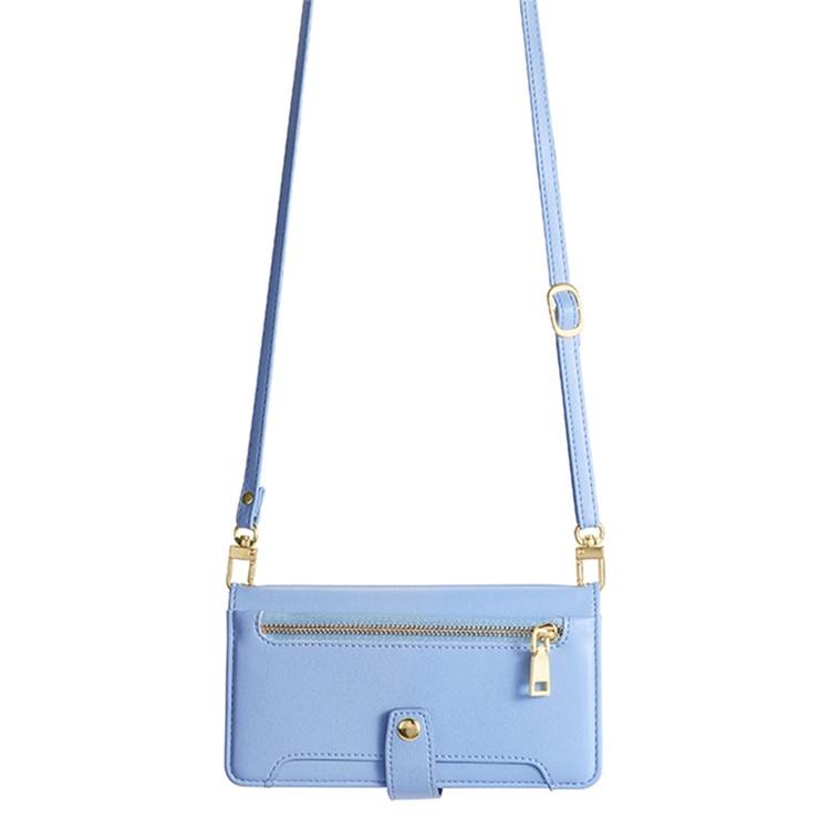 For Redmi Note 14 Pro 4G Sheep Texture Cross-body Zipper Wallet Leather Phone Case