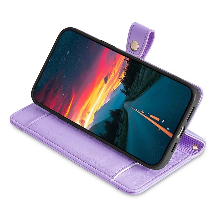 For Redmi Note 14 Pro 4G Sheep Texture Cross-body Zipper Wallet Leather Phone Case