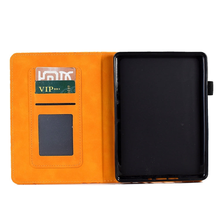 For Amazon Kindle Paperwhite 12th 2024 Fortune Tree Pressure Flower Smart Leather Tablet Case