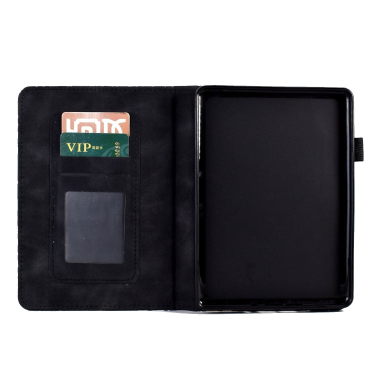 For Amazon Kindle Paperwhite 12th 2024 Fortune Tree Pressure Flower Smart Leather Tablet Case