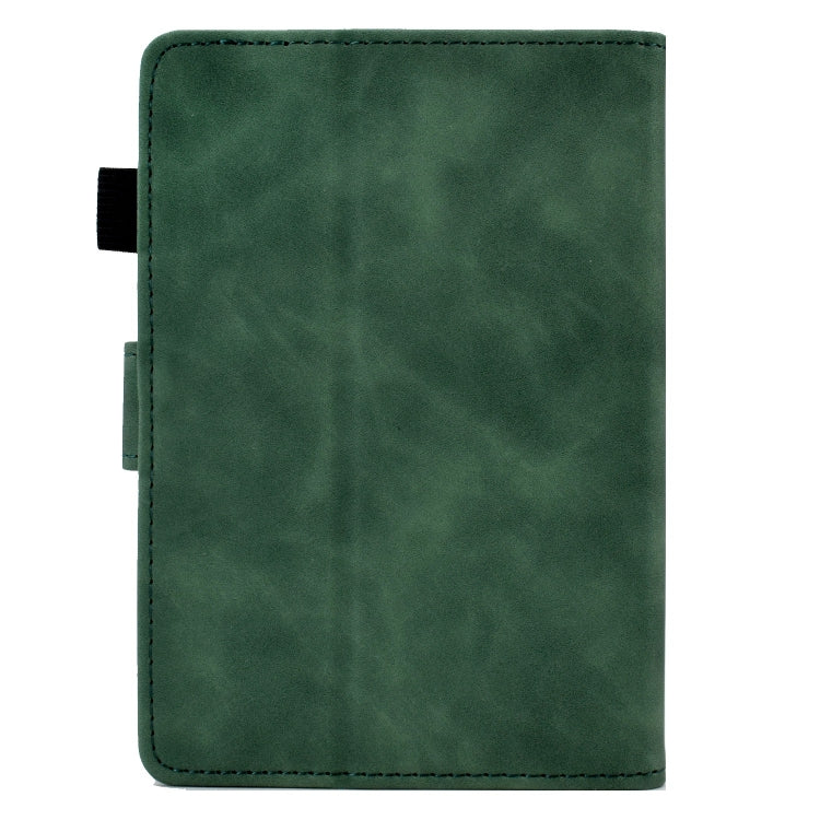 For Amazon Kindle Paperwhite 12th 2024 Peony Butterfly Embossed Leather Smart Tablet Case