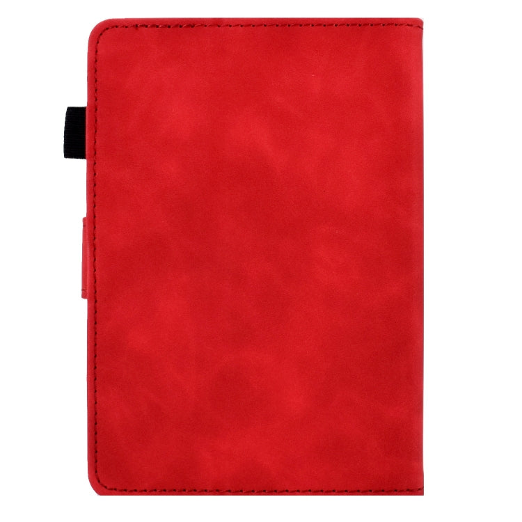 For Amazon Kindle Paperwhite 12th 2024 Peony Butterfly Embossed Leather Smart Tablet Case