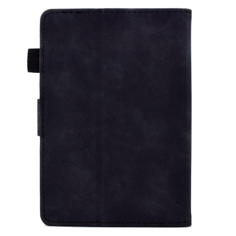 For Amazon Kindle Paperwhite 12th 2024 Peony Butterfly Embossed Leather Smart Tablet Case
