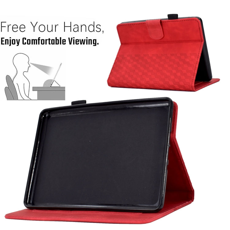 For Amazon Kindle PaperWhite 12th Gen 2024 Rhombus Embossed Leather Smart Tablet Case