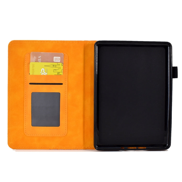 For Amazon Kindle PaperWhite 12th Gen 2024 Rhombus Embossed Leather Smart Tablet Case