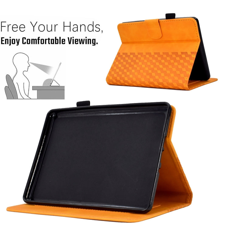 For Amazon Kindle PaperWhite 12th Gen 2024 Rhombus Embossed Leather Smart Tablet Case