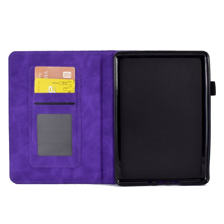 For Amazon Kindle PaperWhite 12th Gen 2024 Rhombus Embossed Leather Smart Tablet Case
