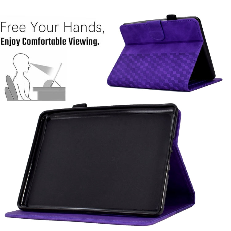 For Amazon Kindle PaperWhite 12th Gen 2024 Rhombus Embossed Leather Smart Tablet Case