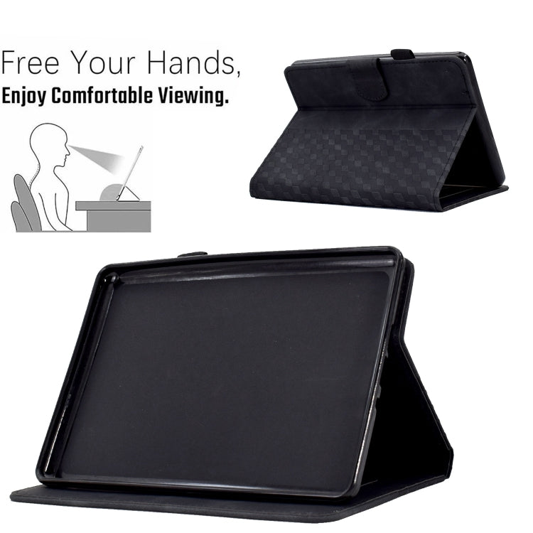 For Amazon Kindle PaperWhite 12th Gen 2024 Rhombus Embossed Leather Smart Tablet Case