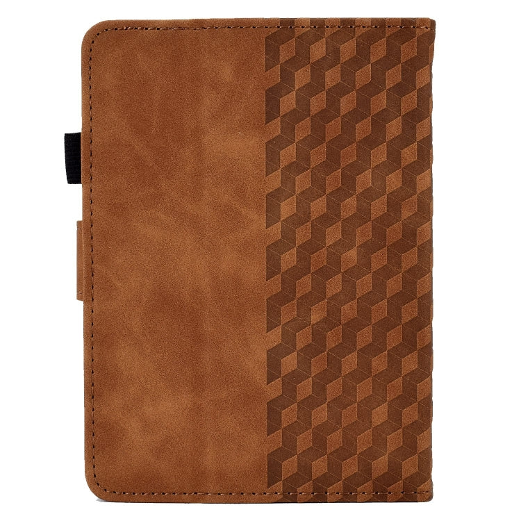 For Amazon Kindle PaperWhite 12th Gen 2024 Rhombus Embossed Leather Smart Tablet Case