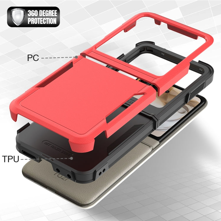 For Motorola Razr 50 2 in 1 PC + TPU Phone Case