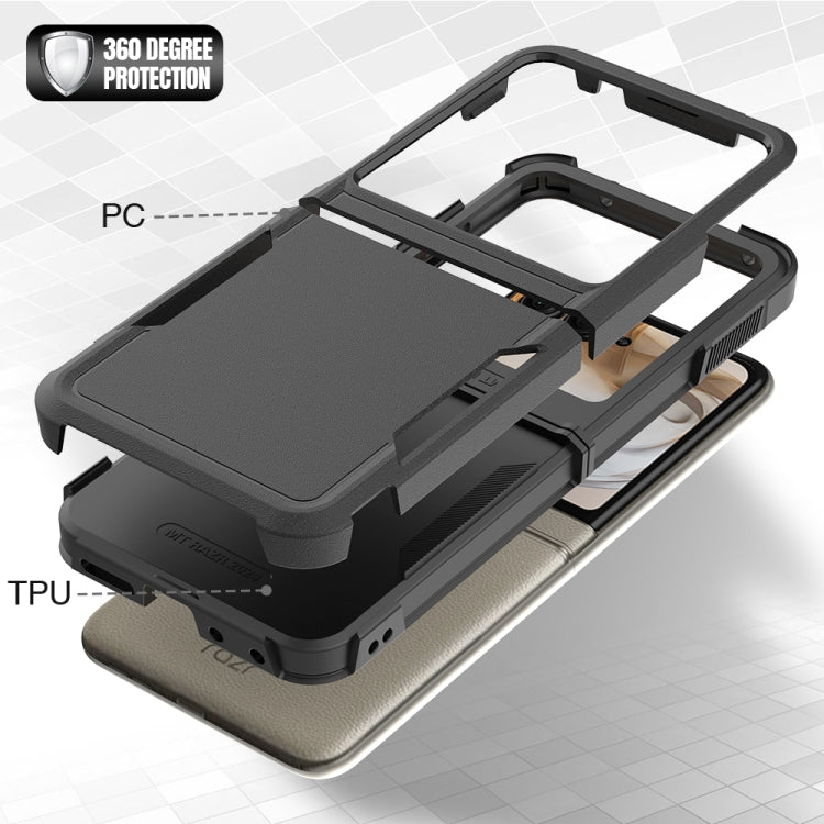 For Motorola Razr 50 2 in 1 PC + TPU Phone Case