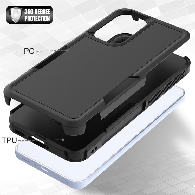 For Samsung Galaxy A56 5G 2 in 1 PC + TPU Phone Case