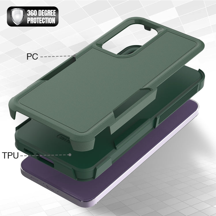 For Samsung Galaxy S24 FE 5G 2 in 1 PC + TPU Phone Case